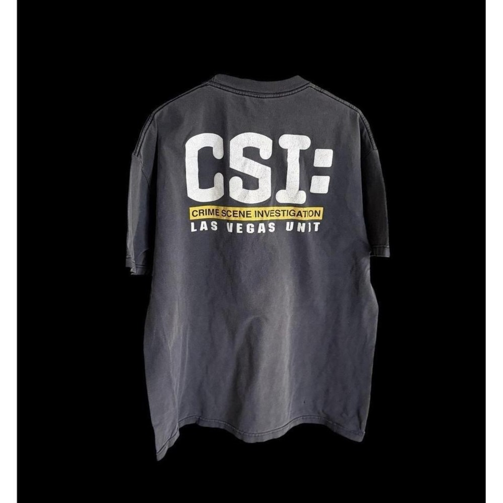 Vintage CSI Crime Scene Investigation Las Vegas Unit‎ T Shirt Sz L/XL True Crime